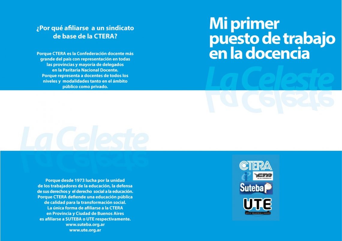 primer puesto de trabajo en la docencia ute