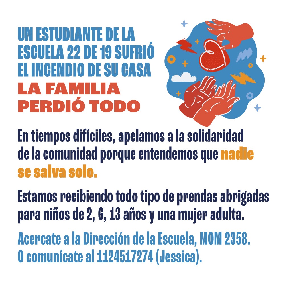 pedido de donaciones
